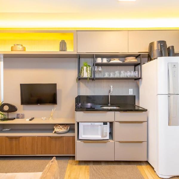 Apartamento de 1 Quarto com Vaga - BGD0202