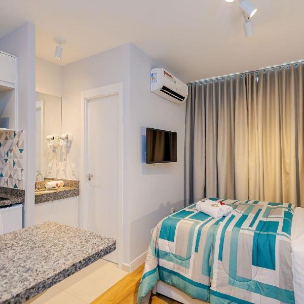Studio com 1 Cama de Casal e 1 Solteiro - ECO0509 - Foto 2