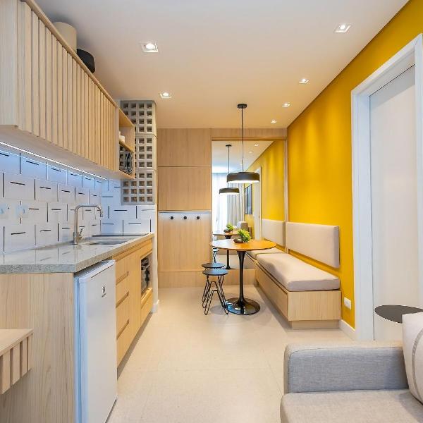 Apartamento de 1 Quarto com Sofa-Cama - FAI1509 - Foto 5