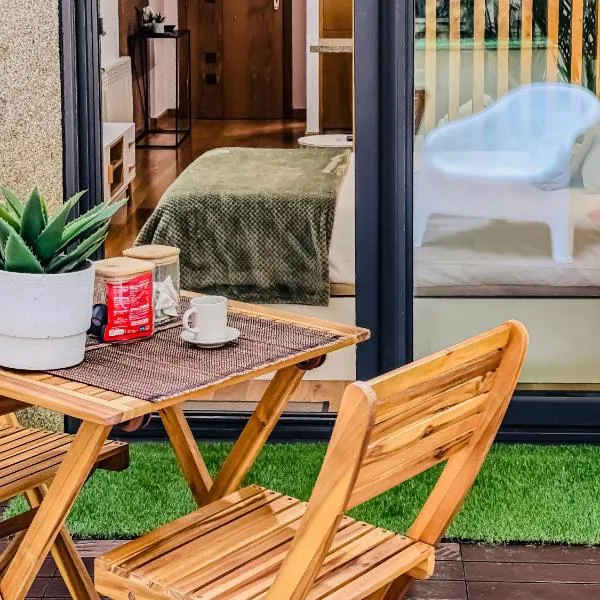 Apartamento centrico con terraza, khách sạn ở Vigo