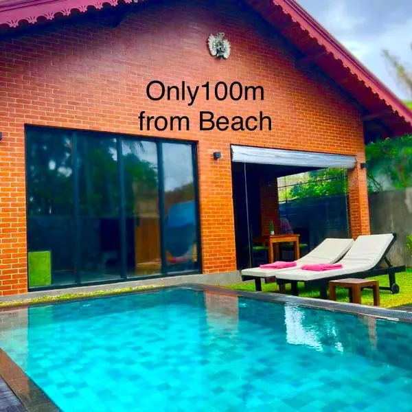 Negombo Morawala Beach Villa, hotel v Negombu