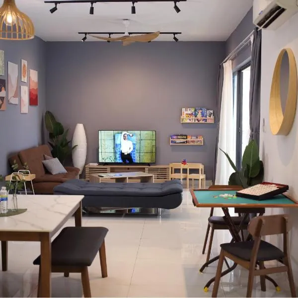 Danga Bay 3BR Urban Oasis - 200m to Beach - Mall, hotel u gradu Džohor Baru