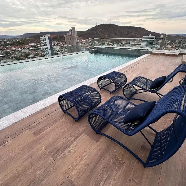 Studios no City House com piscina na cobertura, hotel v destinaci Barreiras