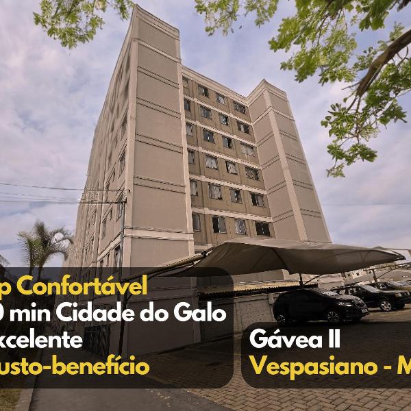 Apartamento 2 quartos à 10 min da Cidade do Galo