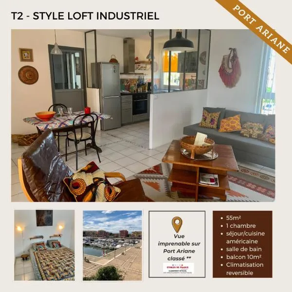 T2 d'exception sur Port Ariane, hotel v destinácii Lattes