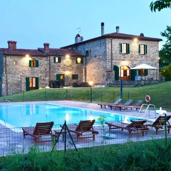 Agriturismo I Poggilunghi, hotel Civitella in Val di Chianában