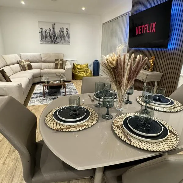 Kimpton Rooms Luxury Apartment By Luton Airport、Stopsleyのホテル