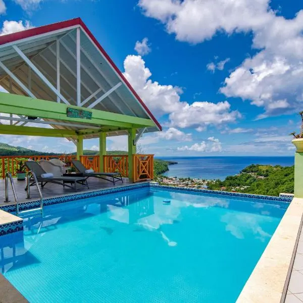 Tropical Paradise View, hotel in Anse La Raye