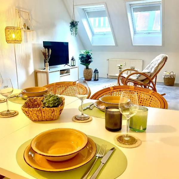 Cottbus-Apartments - Beige Apartment I privat I Wifi I Küche, hotel v destinaci Cottbus