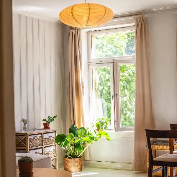 Charming 1800s Apt w fireplace and free parking, Hotel in Oslo