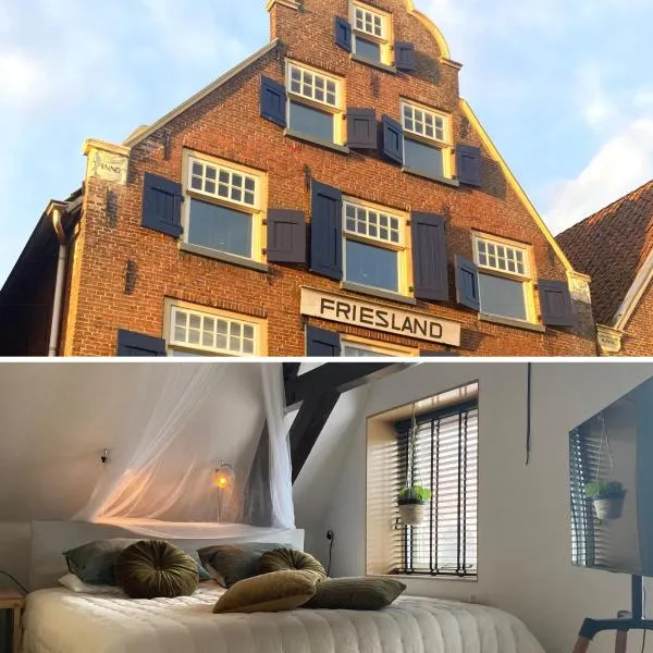 Vintage appartement in Pakhuis Friesland in centrum, hotel em Leeuwarden