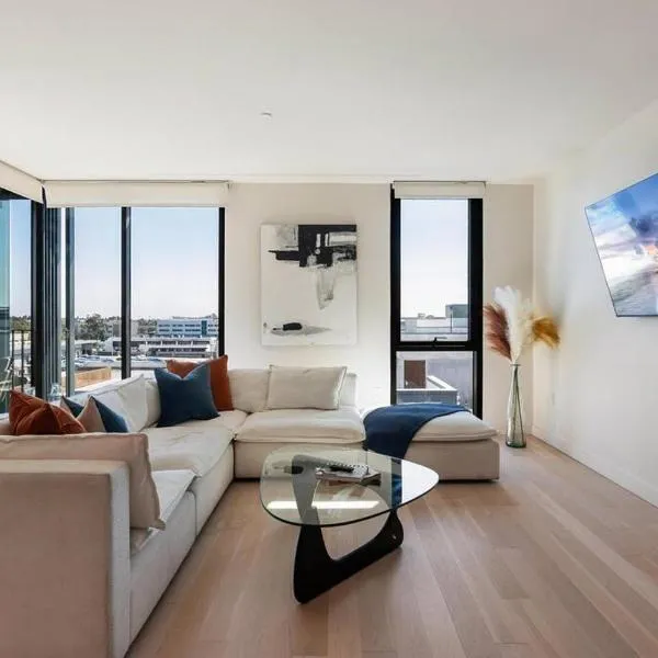 The Rose Quartz - Rooftop Pool, Gym Glamorous Santa Monica 2BR, hotel en Los Ángeles