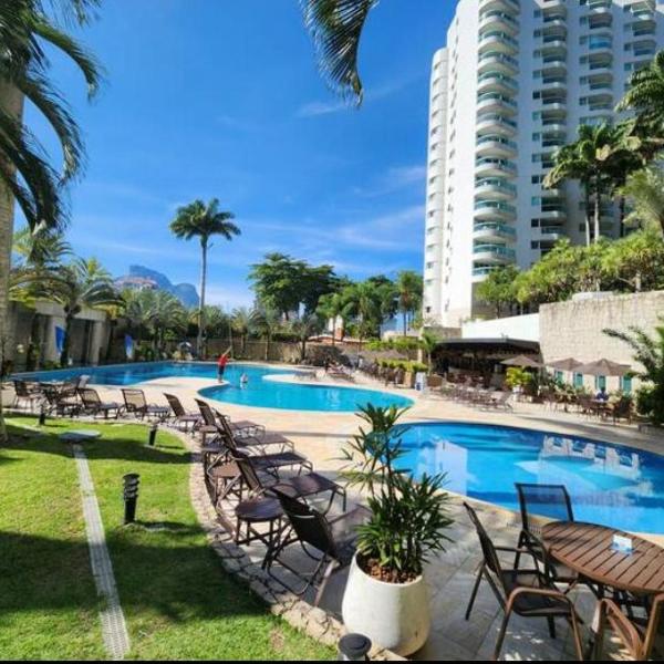 Flat Praia Barra VISTA MAR Resort Urbano Posto 4