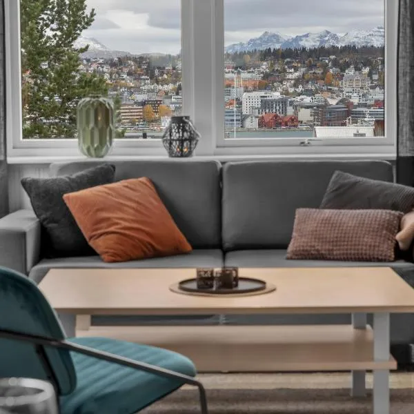 Leilighet i Tromsdalen med en fantastisk utsikt over Tromsø Sentrum, hotel a Trondalen