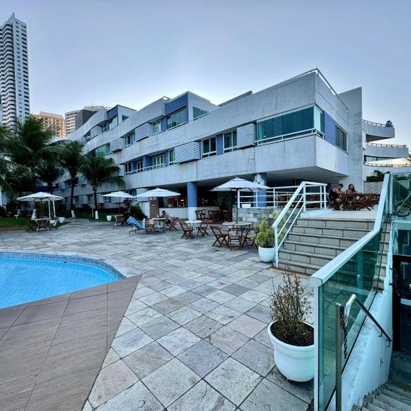 Edy hospedagens Beira-Mar flat 310 com vista para o morro do careca, piscina e localização privilegiada - Foto 4