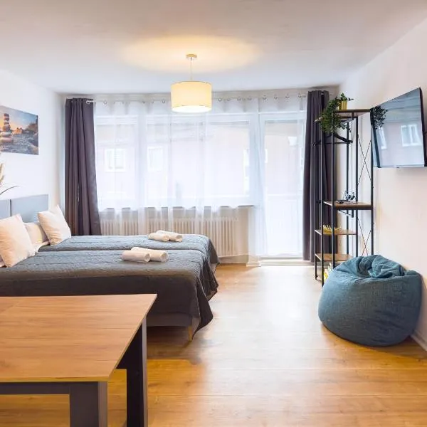 ImmoStay G#3 Zentrales Apartment mit Balkonblick, hotel en Bremen