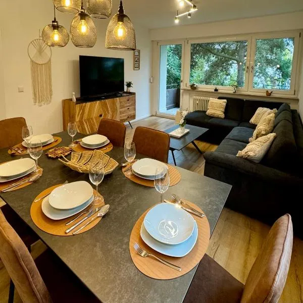 3 Zimmer Apartment, 82 qm, max 5 Pers, Balkon, Garage, Internet 300 mBit, hotel em Sindelfingen