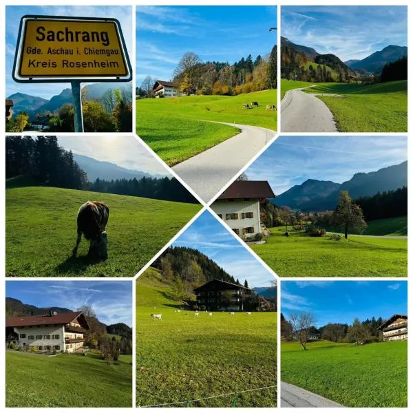 Ferienwohnung Alpenglück，位于Sachrang的酒店