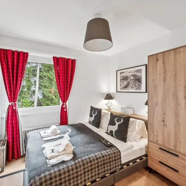book2stay - Kuscheliges Alpin-Studio mit Schwimmbad, hotel v destinaci Arosa