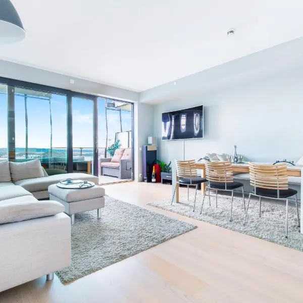 Central Penthouse on 19th Floor with Amazing View, hotel Oslóban