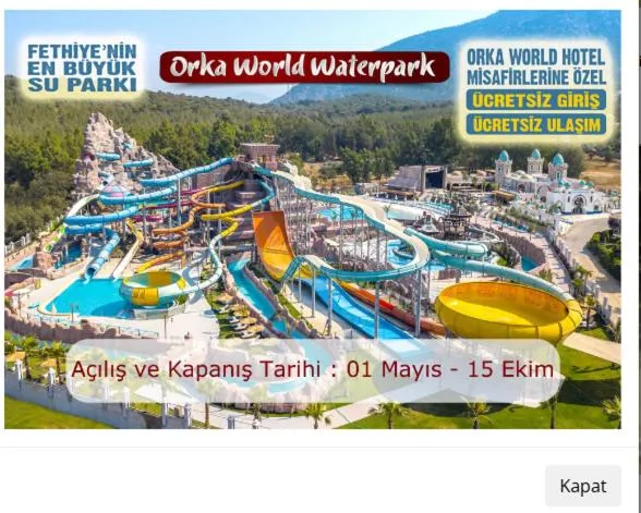 Orka World Hotel & Aquapark, hotel in Oludeniz