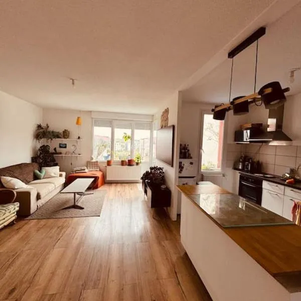 Bel appartement proche Mulhouse - grand balcon 9m2 – hotel w mieście Pfastatt