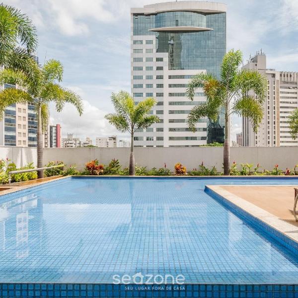 Studio em cond. com piscina e academia - LHG1603