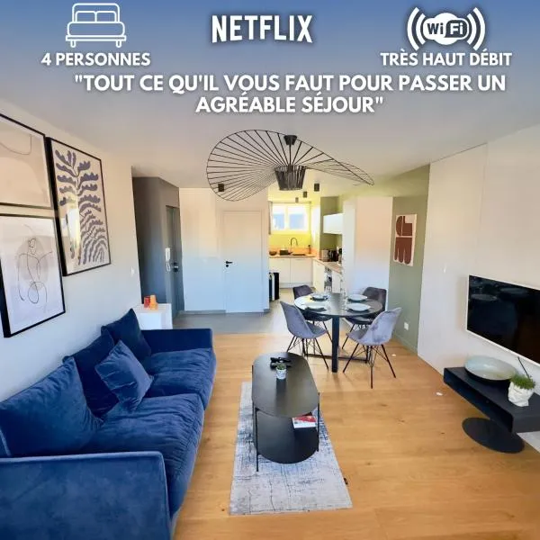 Vue Cathédrale, Beffroi, Netflix en Hyper Centre, hôtel à Amiens
