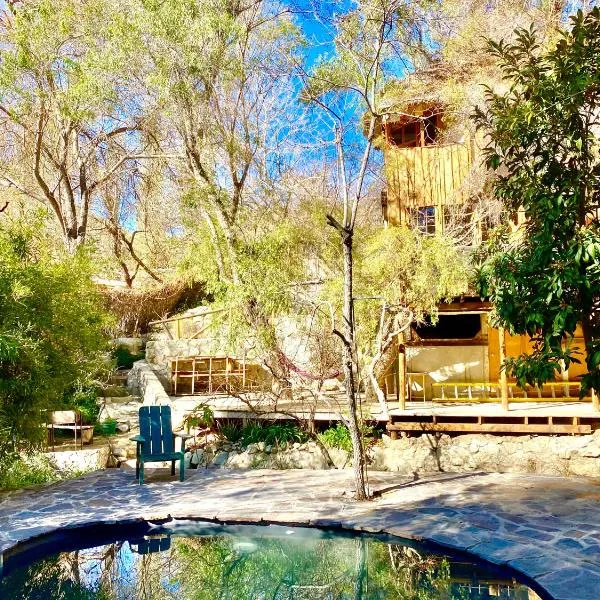 La Casa entre los Árboles en el Valle de Elqui Montegrande, hotel en Paihuano