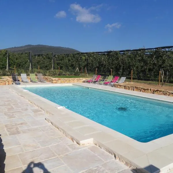 Les Jardins de Bouteille，位于马诺斯克的酒店