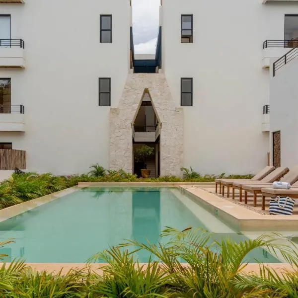 New luxury studio with plunge pool, hotel Tulumban