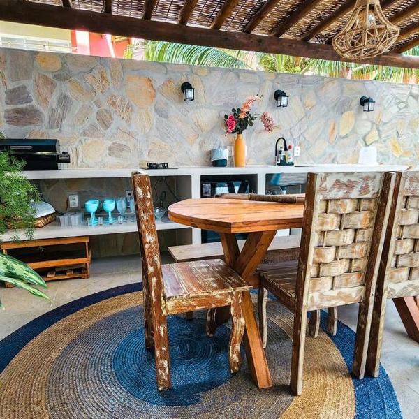Casa Turquesa Pé na areia Piscina infinita Pet friendly Condomínio fechado - Foto 5