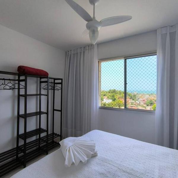 Apto Inteiro - Com roupa de cama e banho - Elevador - Garagem - Wi-fi - Vista Mar de todas as janelas e varanda - Foto 2