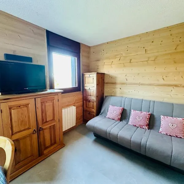 Studio vue montagne à 200m des pistes, hotel in Arâches-la-Frasse