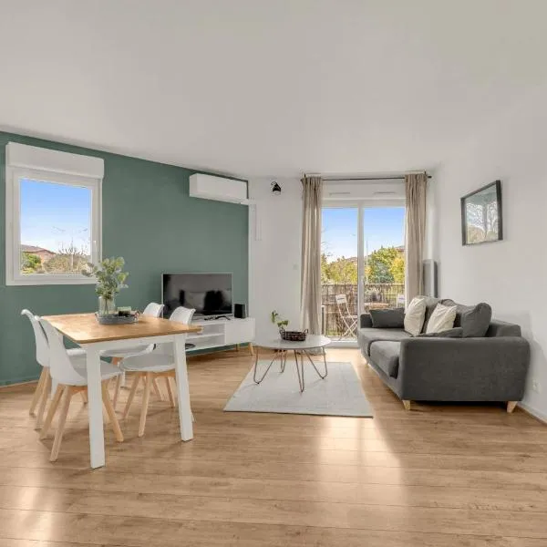 ღ Bartavelles - FREE Parking at 4min Blagnac Airport, hotel in Blagnac