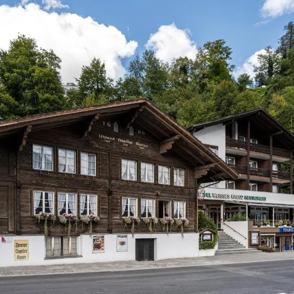 ホテル ヴァイセス クロイツ（Hotel Weisses Kreuz）、ブリエンツのホテル