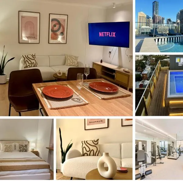 Stylish Studio with amazing pool, hótel í Sydney