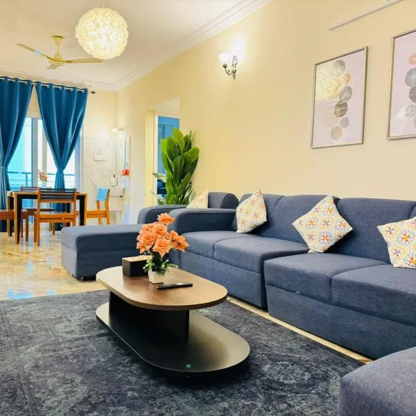 Evara Urban Oasis - Luxury 3BHK Apt near AIG Hospital, hotel v destinaci Hajdarábád