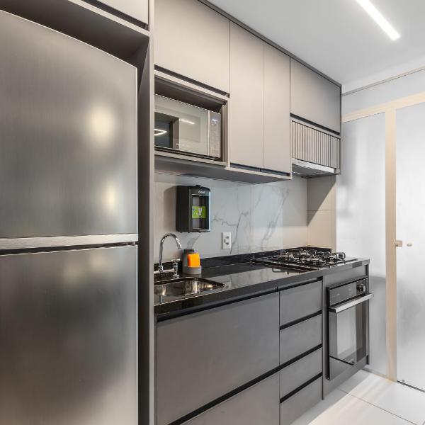 Fantástico Apto Luxo 50m2 com Vaga de Garagem no Brooklin - Foto 3