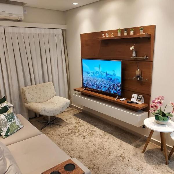 Flat em Hotel com piscina, garagem, Wi-fi e Limpeza diária