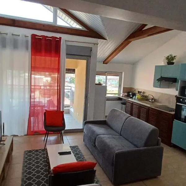 NANA -Grand Appartement Cosy- C 43- Cuisine équipée-CLIM-WIFI-Terrasse, hotel v destinaci Cayenne