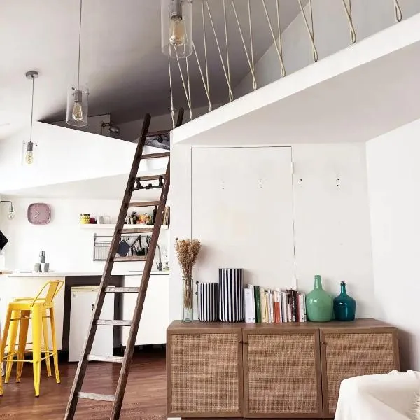 Chambre à Montmartre Atelier architecte, hotel v Paříži