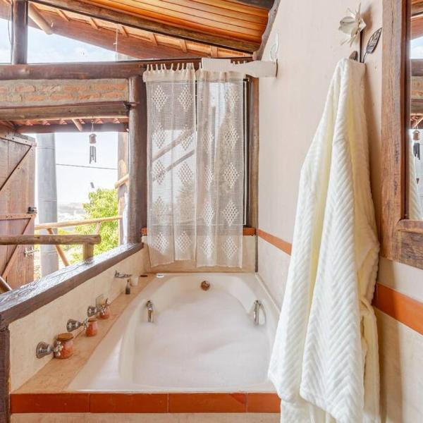 Casa de Hospedes Chalé Rustico com Banheira e Piscina Privativa a 1h de SP Espaço Totalmente Privativo - Foto 3