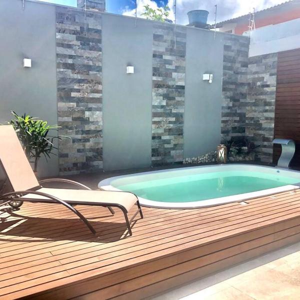 Mansão quadra da praia - Praia de Baixo - Pinheira - Foto 4