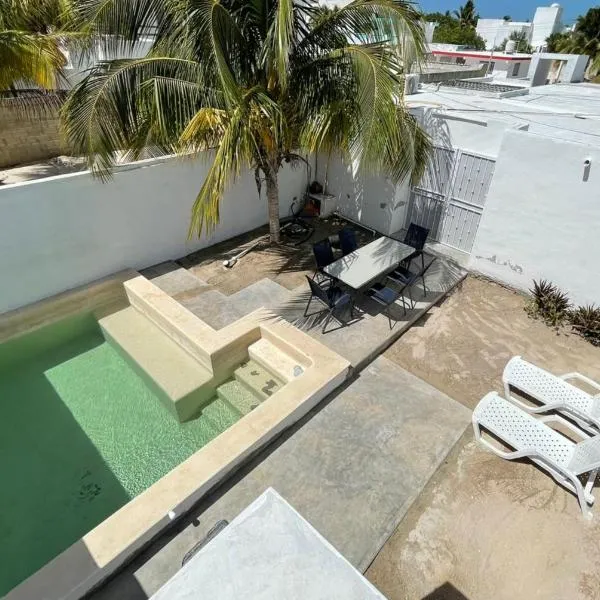 Casa con Piscina en Chixchulub a 100 m de la playa, hotel v destinaci Chicxulub