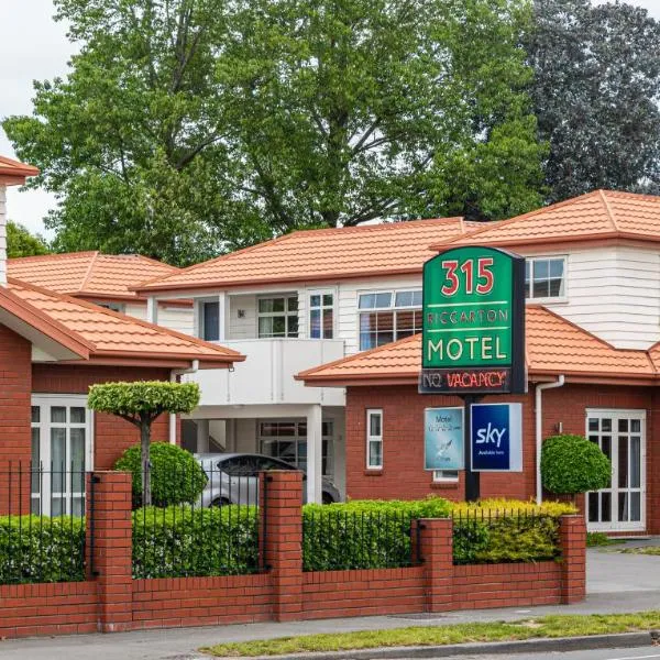 315 Motel Riccarton, hotel v Christchurchu