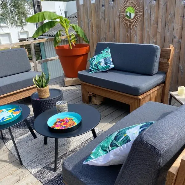 Appartement loft avec terrasse, hotel v destinaci Chateaubriant