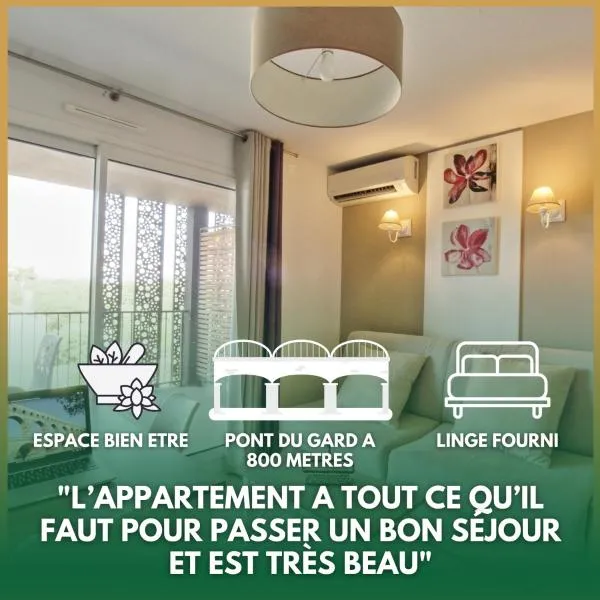 L'Aqueduc - Pont du Gard à 800 m, Hotel in Remoulins