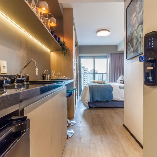 Studios no melhor ponto de Moema Garagem lazer e Metrô perto WIFI grátis - Foto 2