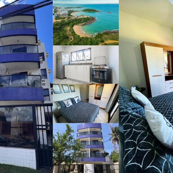 Dois Quartos com Ar a 190 m de Praia Paradisíaca